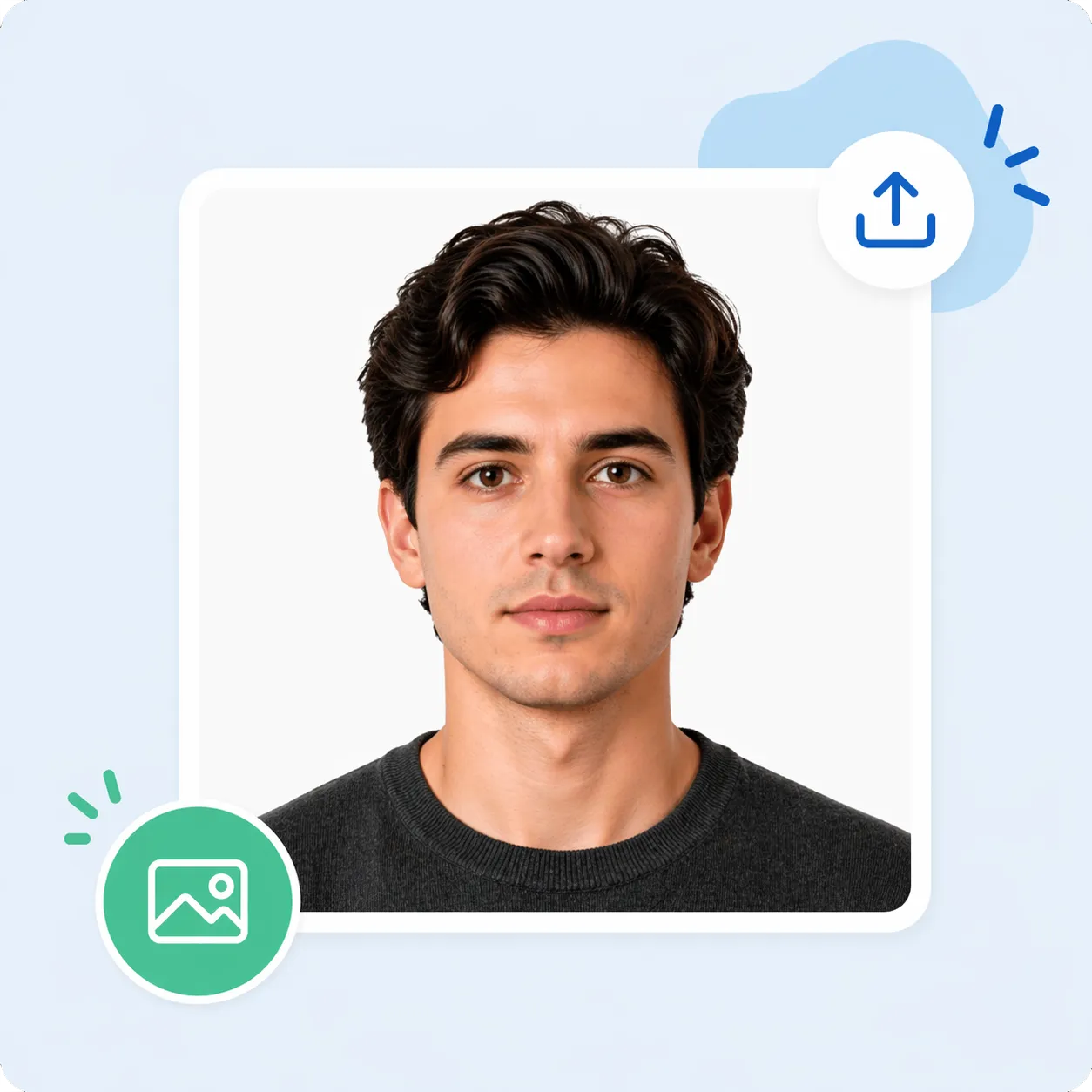 Digital passport photo download