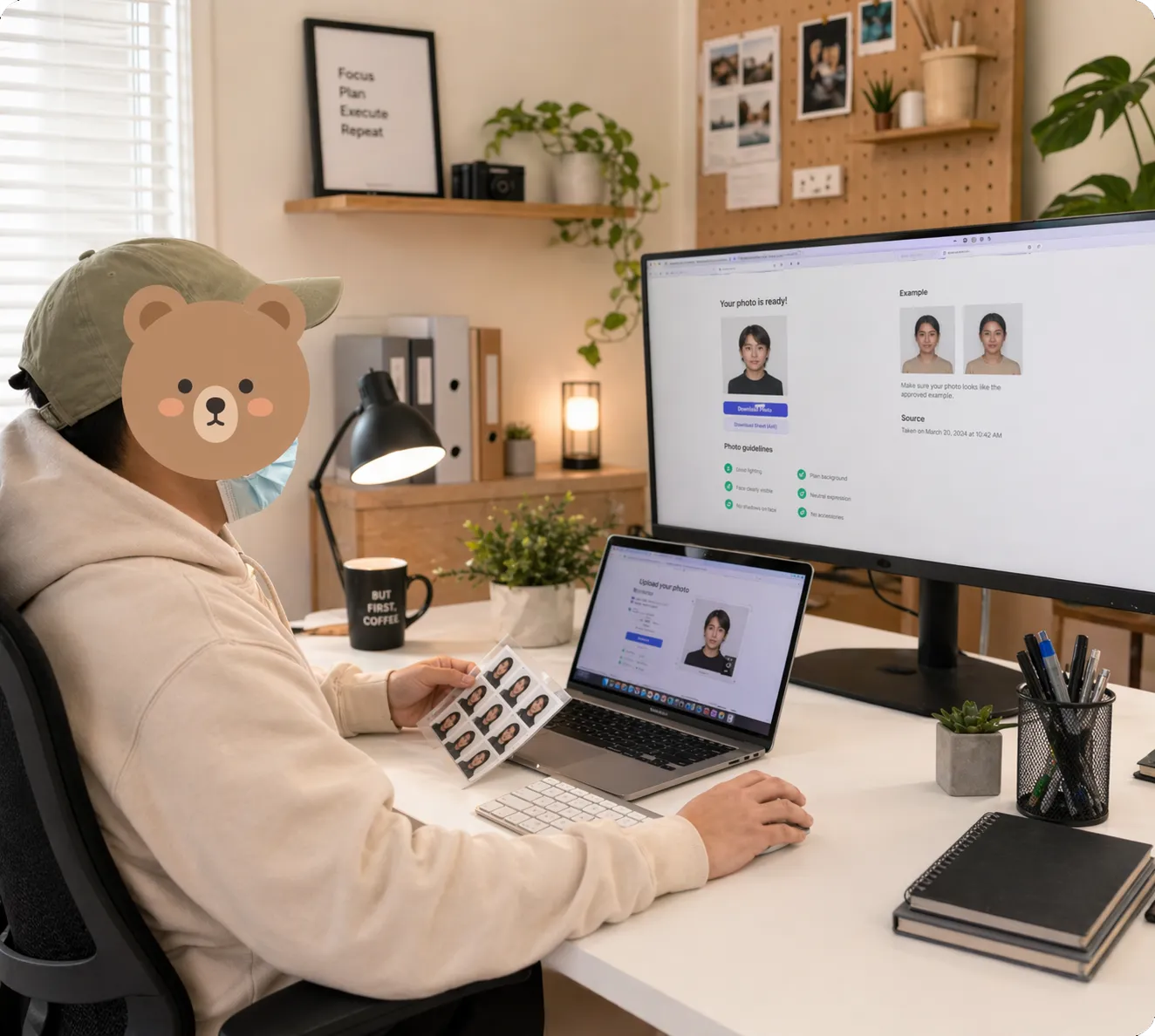 Human expert passport photo review
