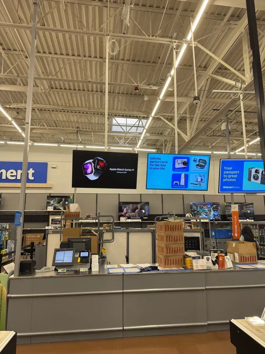 Collecting the print order at Walmart in April 2026